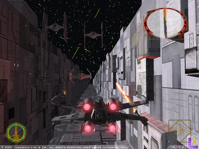 Star Wars: Rogue Squadron II - Rogue Leader - Death Star trench run